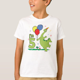 Dino 5th Birthday T-shirt