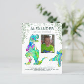 Dino 8e verjaardagsfeest budget (Staand voorkant)