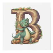 Dino alfabet avontuur kubus: A, B, C, D, E Kubus (Rechts)