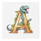 Dino alfabet avontuur kubus: A, B, C, D, E Kubus (Voorkant)