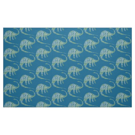 Dino-alfabet Stof (Fat Quarter)