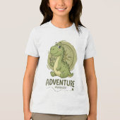 Dino Avontuur Tri-Blend Shirt (Voorkant)
