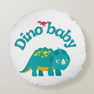 Dino baby dinosaur design baby carrosserie rond kussen