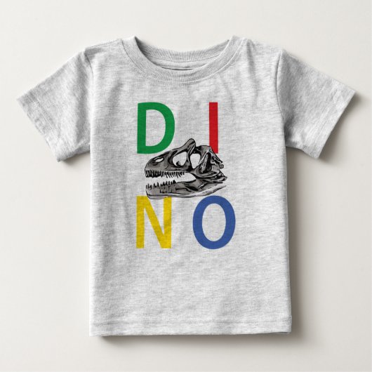 DINO - Baby Fine Jersey T-Shirt (Voorkant)