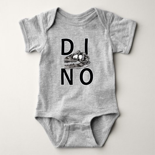 DINO - Baby Jersey Bodysuit (Voorkant)