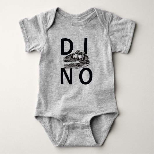 DINO - Baby Jersey Bodysuit (Voorkant)