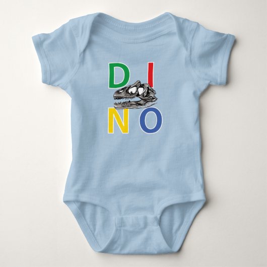 DINO - Baby Jersey Bodysuit (Voorkant)
