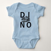 DINO - Baby Jersey Bodysuit (Voorkant)