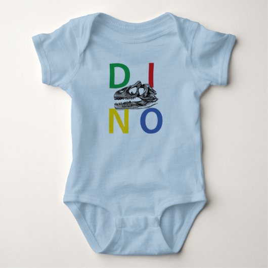 DINO - Baby Jersey Bodysuit (Voorkant)