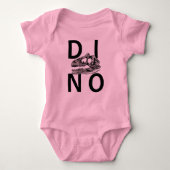 DINO - Baby Jersey Bodysuit (Voorkant)