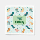 Dino Baby Napkins Servet (Voorkant)