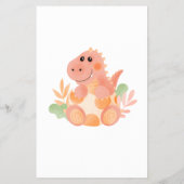 Dino Baby Shower Hoe goed ken je de kaart (Achterkant)