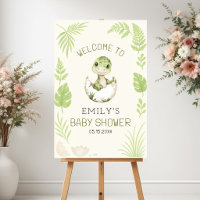 Dino Baby Shower Welkom Bord