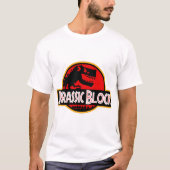 Dino Badge Retro Rex Logo T-shirt (Voorkant)