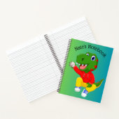 Dino Baseball Custom Notitieboek (Binnen)