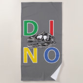 DINO - Beach Towel Strandlaken (Voorkant)
