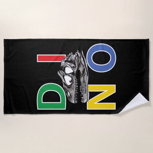 DINO - Beach Towel Strandlaken (Voorkant)