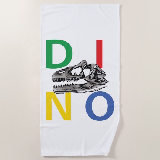 DINO - Beach Towel Strandlaken (Voorkant)