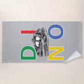 DINO - Beach Towel Strandlaken (Voorkant)