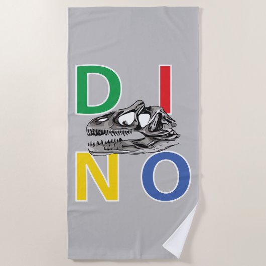 DINO - Beach Towel Strandlaken (Voorkant)