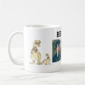 Dino Best Dad Ever Personalized Photo Koffiemok (Links)