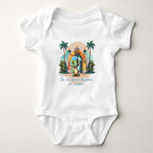 Dino birth romper
