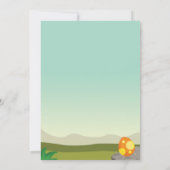 Dino Birthday Invitation Dinosaur Party Kaart (Achterkant)