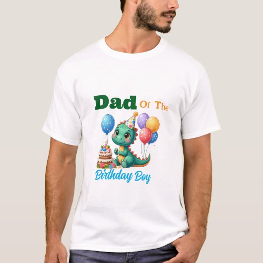 Dino Birthday Parent Shirts! T-shirt (Voorkant)