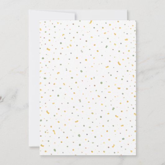 Dino Birthday Three-Rex Boy Invitation Kaart (Achterkant)