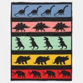 Dino Blanket Fleece Deken (Voorkant)