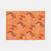 Dino Blanket Fleece Deken (Voorkant (Horizontaal))