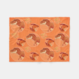 Dino Blanket Fleece Deken