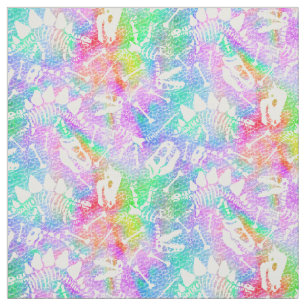 Dino Bone Dig Rainbow Stof