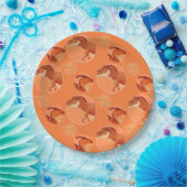 Dino Borden & Bowls Papieren Bordje (Feest)