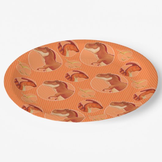 Dino Borden & Bowls Papieren Bordje (Gekanteld)