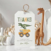 Dino Bouw Partij Favor Labels Cadeaulabel