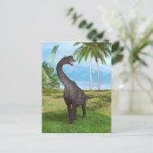 Dino Brachiosaurus Briefkaart (Staand voorkant)