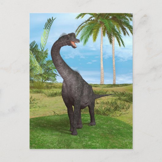 Dino Brachiosaurus Briefkaart (Voorkant)