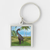 Dino Brachiosaurus Sleutelhanger (Voorkant)