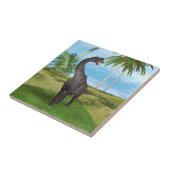 Dino Brachiosaurus Tegeltje (Zijkant)