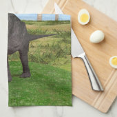 Dino Brachiosaurus Theedoek (Quarter Fold)