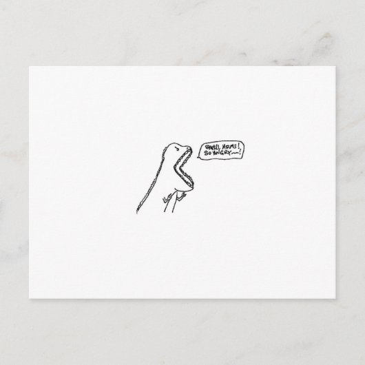 dino briefkaart (Voorkant)