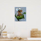 Dino Bronco Poster (Keuken)