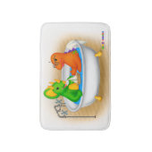 Dino-Buddies™ Bathmat - Funny Feet Bathtub! Badmat (Voorkant Verticaal)