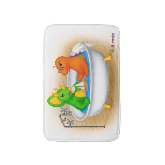 Dino-Buddies™ Bathmat - Funny Feet Bathtub! Badmat (Voorkant Verticaal)