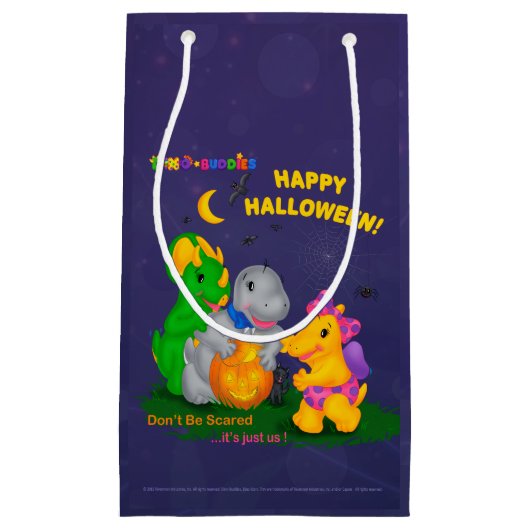 Dino-Buddies™ Happy Halloween Bag Klein Cadeauzakje (Voorkant)