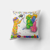 Dino-Buddies™ Pillow - Pinata Scene w/DB Logo 2 Kussen (Achterkant)