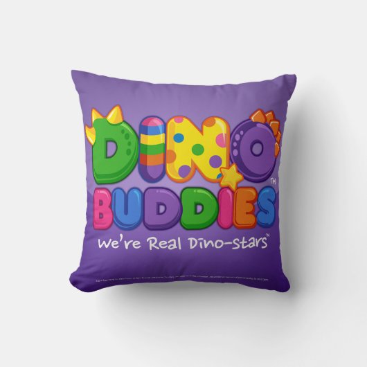 Dino-Buddies™ Pillow - Pinata Scene w/DB Logo 2 Kussen (Voorkant)