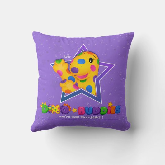 Dino-Buddies™ Pillow - Rollo™ Star w/DB Logo 2 Kussen (Achterkant)