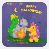 Dino-Buddies™ Stickers - Halloween Scene (Voorkant)